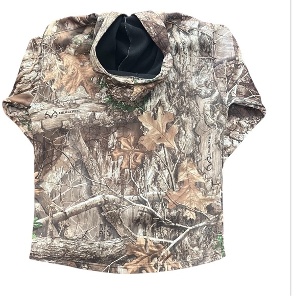 CAMO SWEATSHIRT HOODIE BOYS LARGE 10/12 REALTREE - Picture 3 of 3